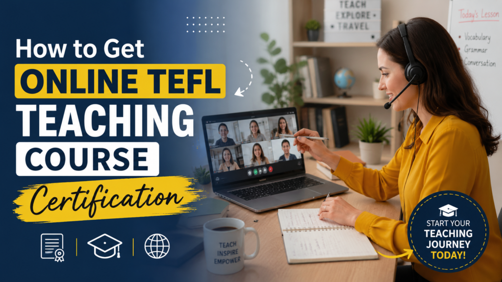 online tefl teaching course How to get online tefl teaching course certification