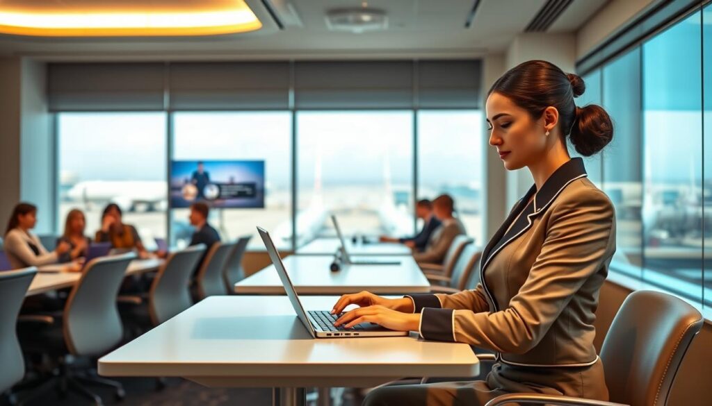 accredited online air hostess training
