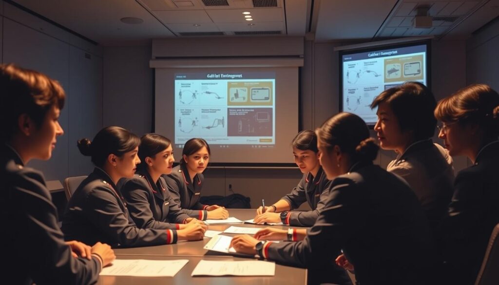 cabin crew simulation training