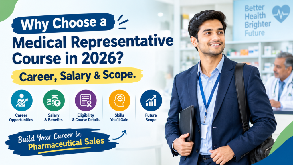 Medical Representative Course in 2026 for career, salary and future scope